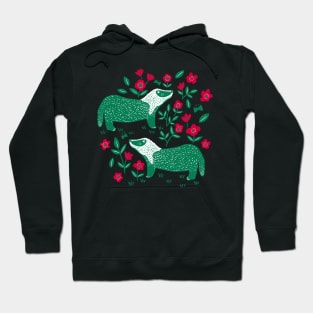 Festive Badgers Hoodie